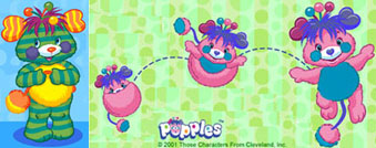 Popples characters sales